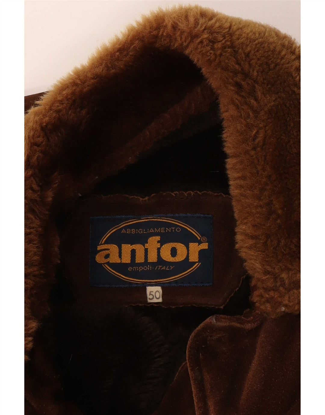 Giacca Sherpa da donna Anfor IT 50 grande marrone