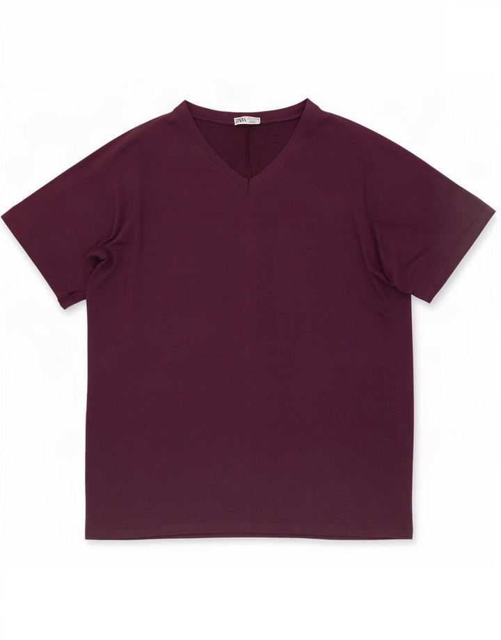 T-shirt oversize da donna Zara UK 20 2XL Viola