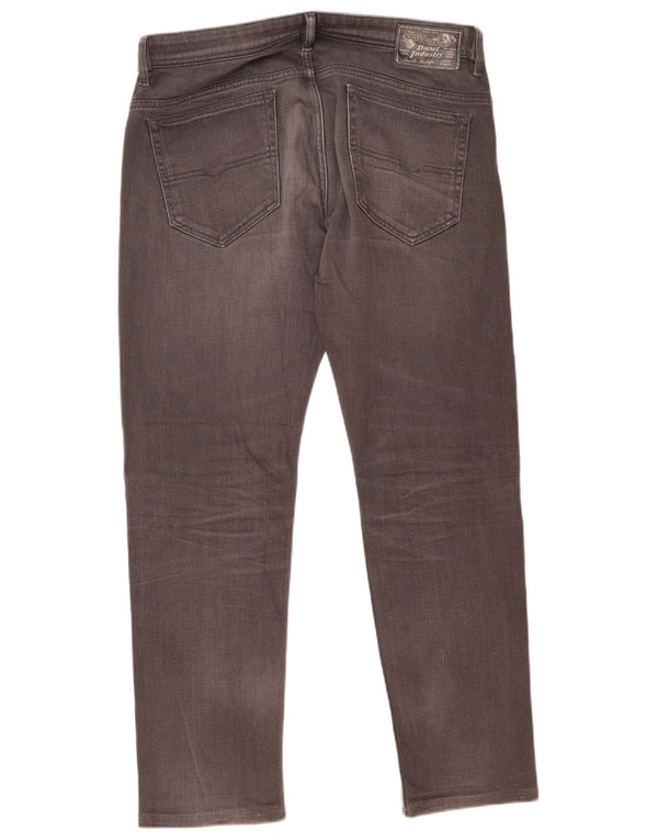 Jeans slim da uomo Diesel W34 L30 cotone grigio