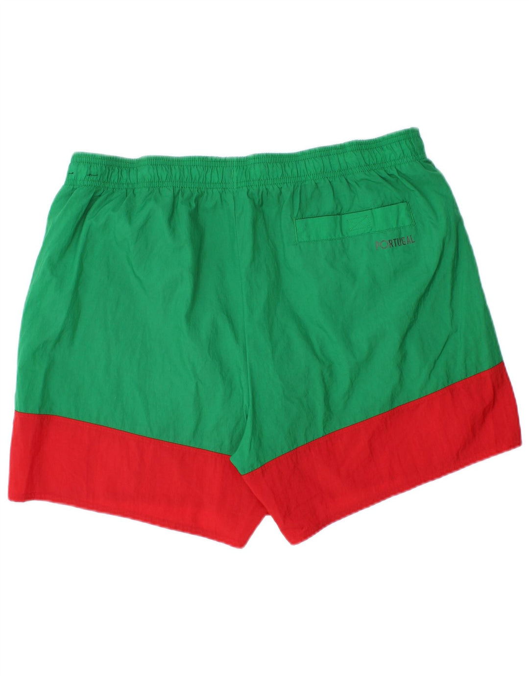 Pantaloncini da bagno da uomo Nike 2XL nylon color block verde
