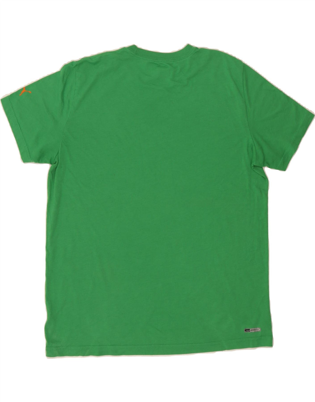 PUMA Mens Graphic T-Shirt Top Large Green Vintage Puma and Second-Hand Puma from Messina Hembry 