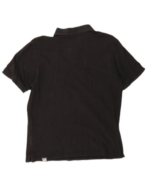 Polo da uomo The North Face in cotone nero medio