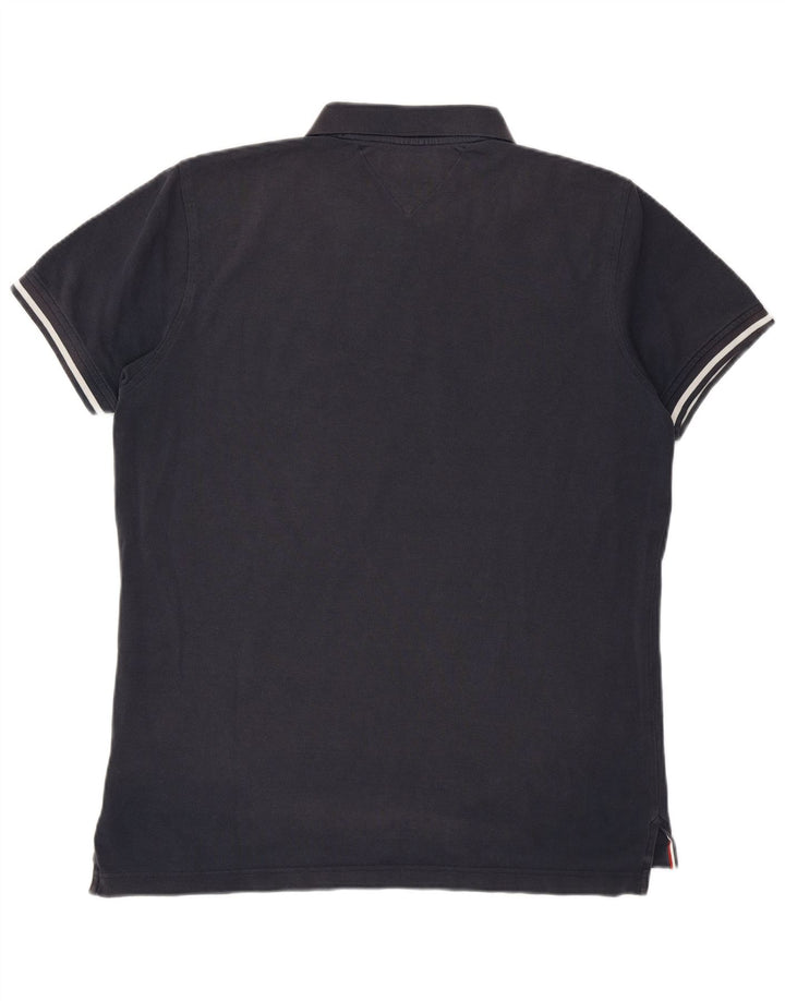 Polo da uomo vestibilità regolare Tommy Hilfiger blu navy medio