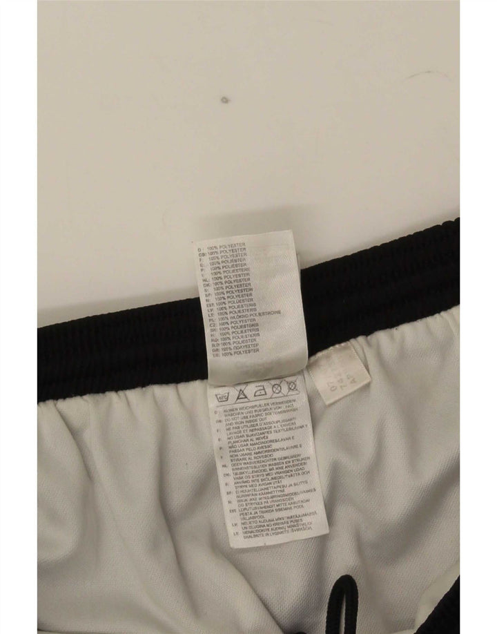 Pantaloncini sportivi Adidas Climalite da uomo di grandi dimensioni in poliestere a strisce nere