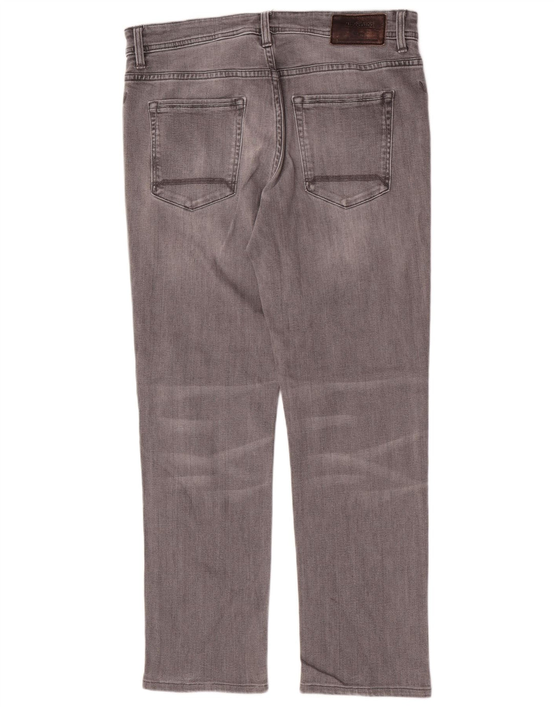 Jeans dritti regolari da uomo Timberland W34 L30 cotone grigio