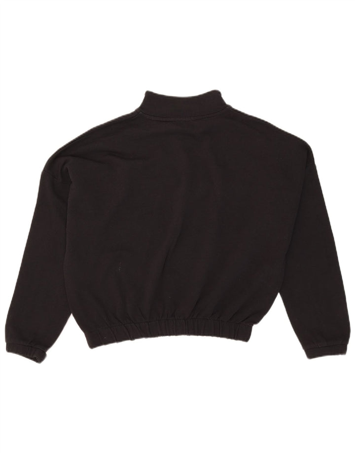 Felpa con grafica oversize da donna Kappa UK 10 piccola nera