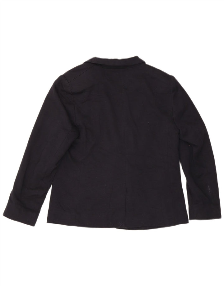 Giacca blazer da donna a 1 bottone John Lewis UK 14 poliestere medio blu navy