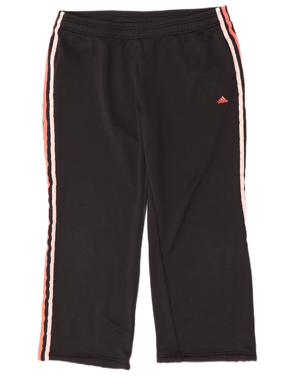 Pantaloni della tuta da donna Adidas UK 20/22 XL poliestere nero