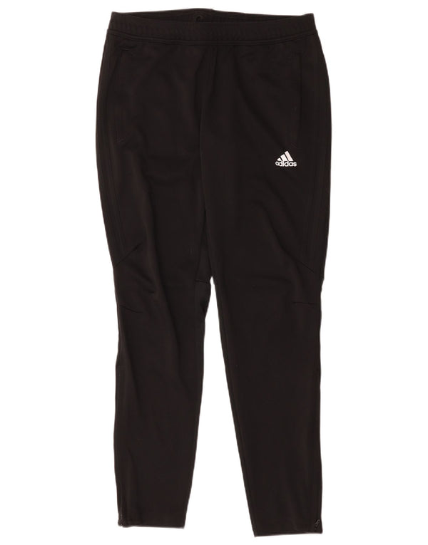 Pantaloni da tuta da donna Adidas UK 12/14 Medium Nero Poliestere