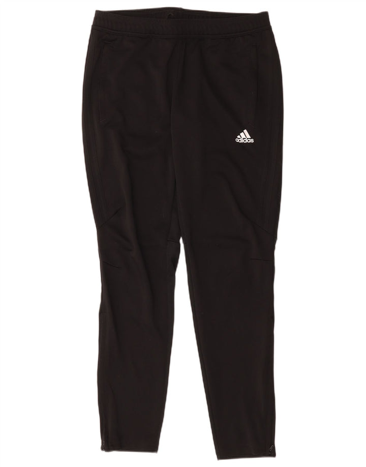Pantaloni da tuta da donna Adidas UK 12/14 Medium Nero Poliestere