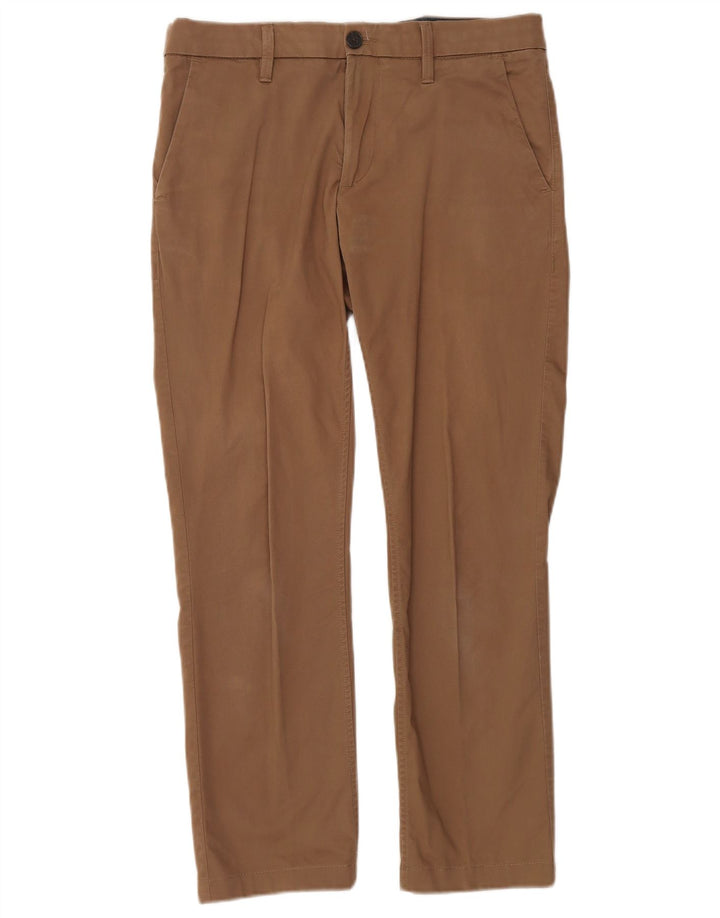 Pantaloni chino dritti da uomo TIMBERLAND W31 L32 Marrone