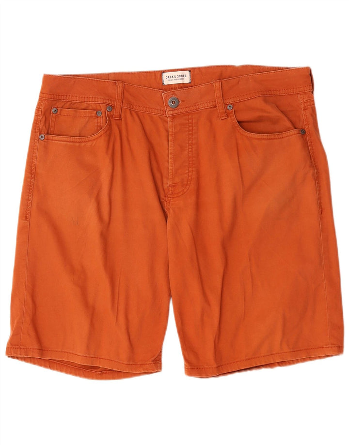 Pantaloncini casual da uomo Jack & Jones W38 XL arancioni