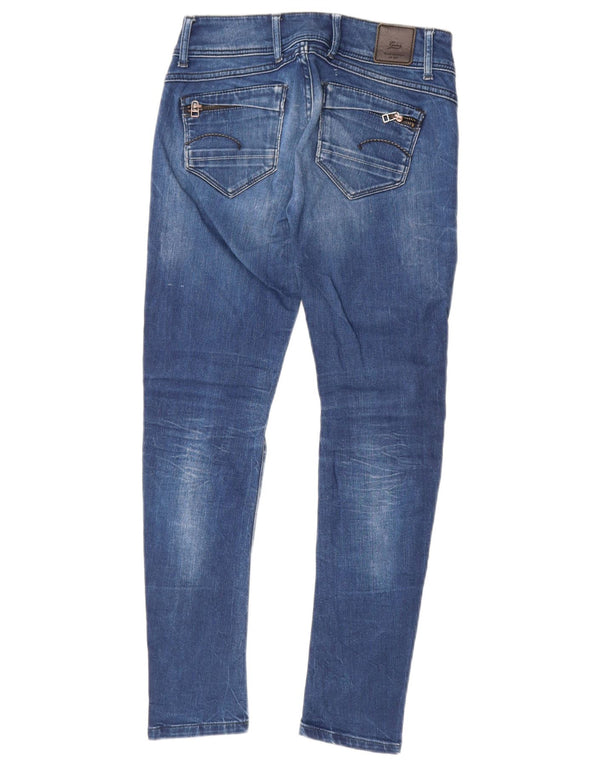 Jeans skinny a vita bassa da donna G-Star W28 L28 Blu