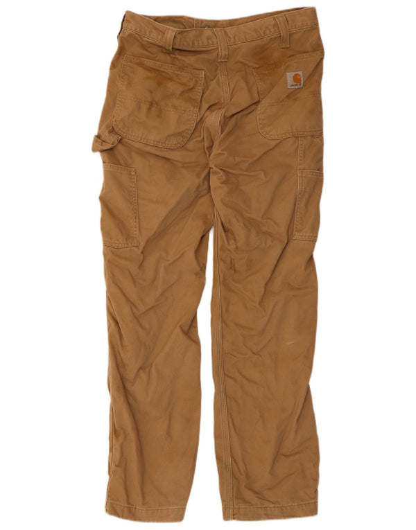 Pantaloni cargo da uomo dalla vestibilità rilassata Carhartt W32 L30 in cotone beige