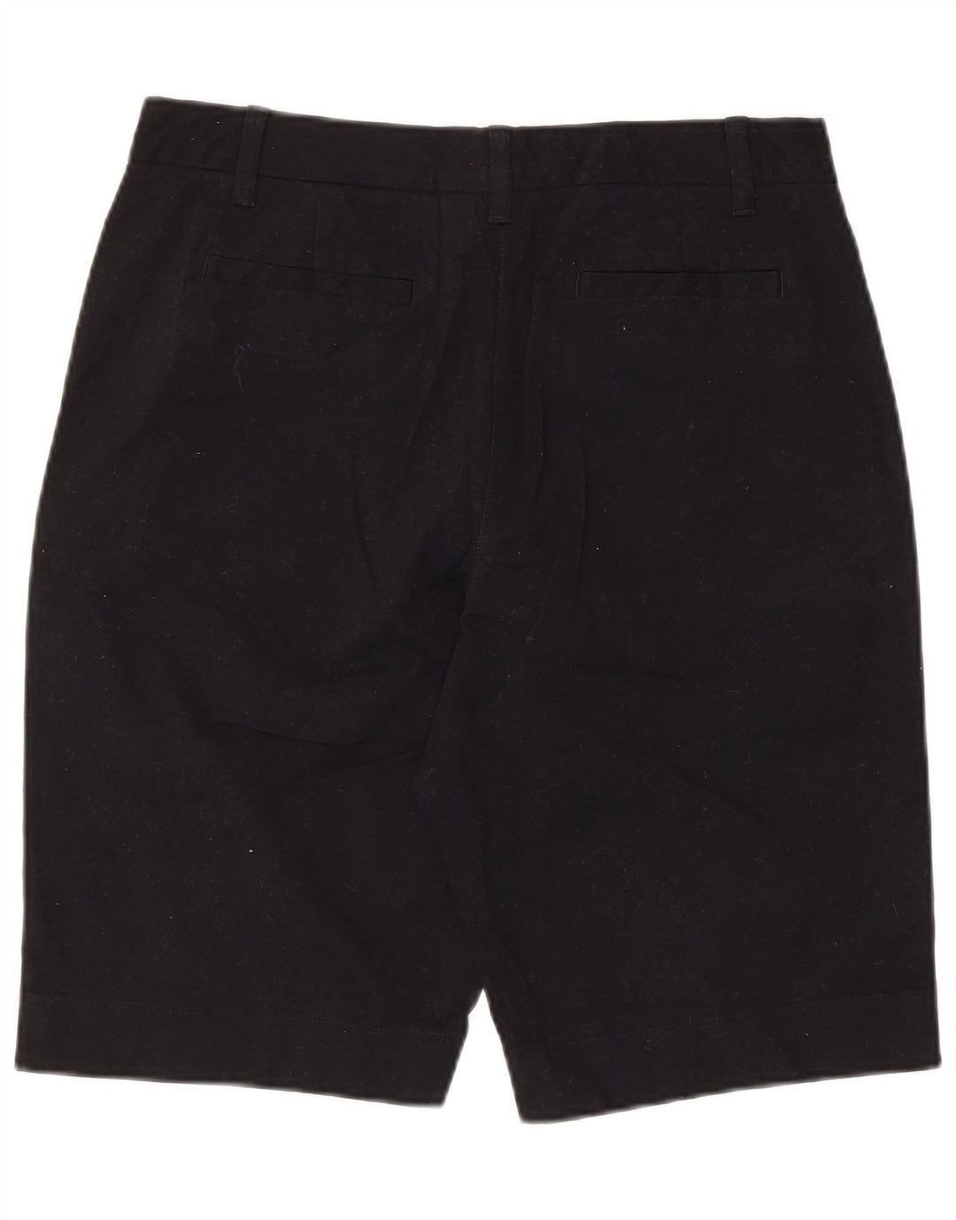 Pantaloncini chino da donna Marks & Spencer UK 12 medi W30 cotone nero