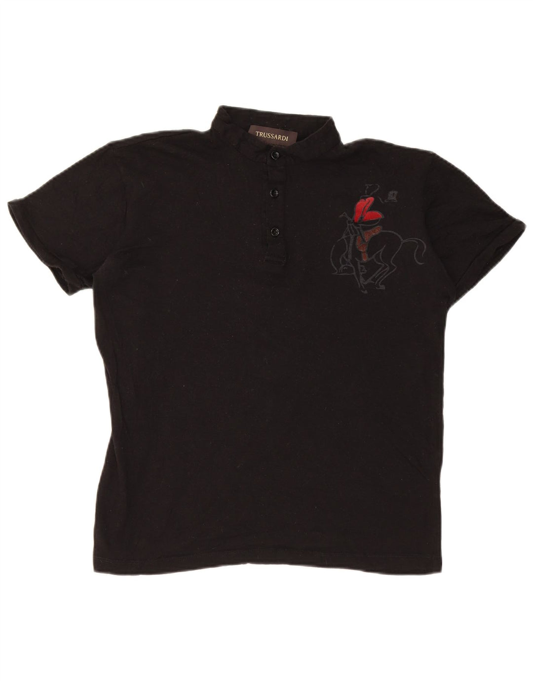 Polo grafica da donna Trussardi UK 14 media nera