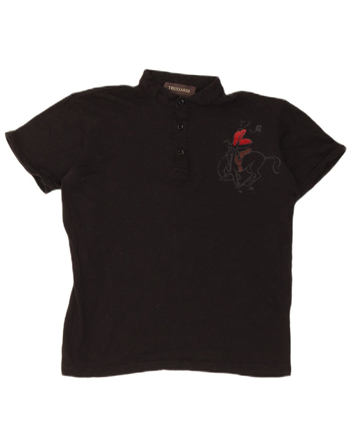 Polo grafica da donna Trussardi UK 14 media nera