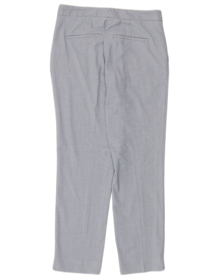 Pantaloni chino dritti da donna Zara EU 38 Small W28 L27 poliestere blu