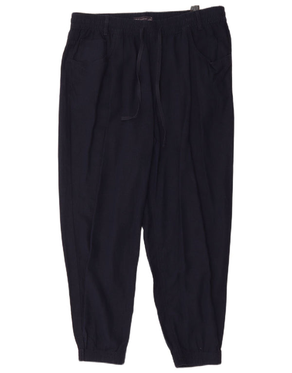 Pantaloni casual da donna Marks & Spencer UK 16 Large W32 L27 Blu navy