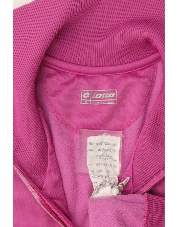 Giacca da tuta da donna Lotto UK 10 Small Rosa Poliestere