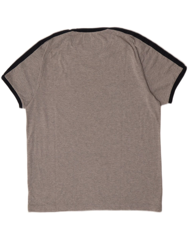 T-shirt da uomo Champion Top grande in cotone grigio