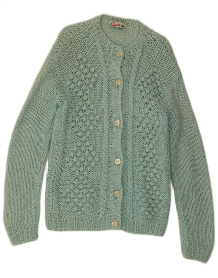Maglione cardigan da donna Alta Moda UK 12 Verde medio