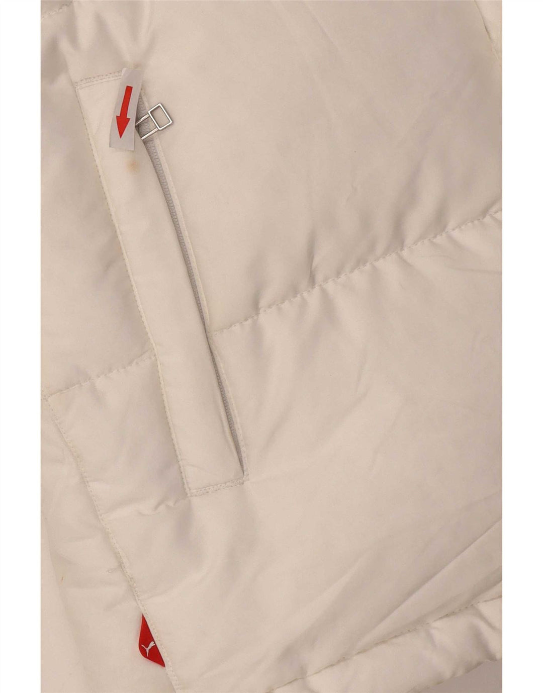 Giacca imbottita con cappuccio da donna Puma UK 12 Medium White