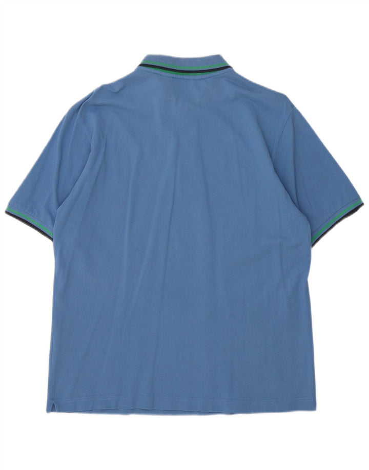 Polo Uomo KAPPA Large Blu Cotone