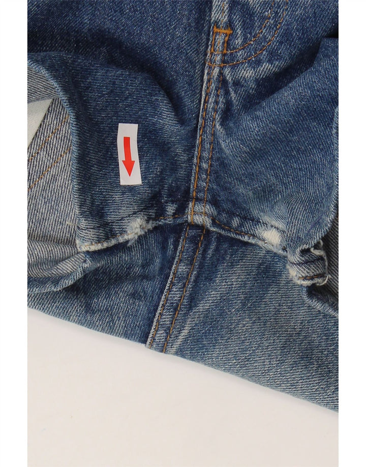 Pantaloncini di jeans Levi's 501 da donna W29 in cotone blu medio