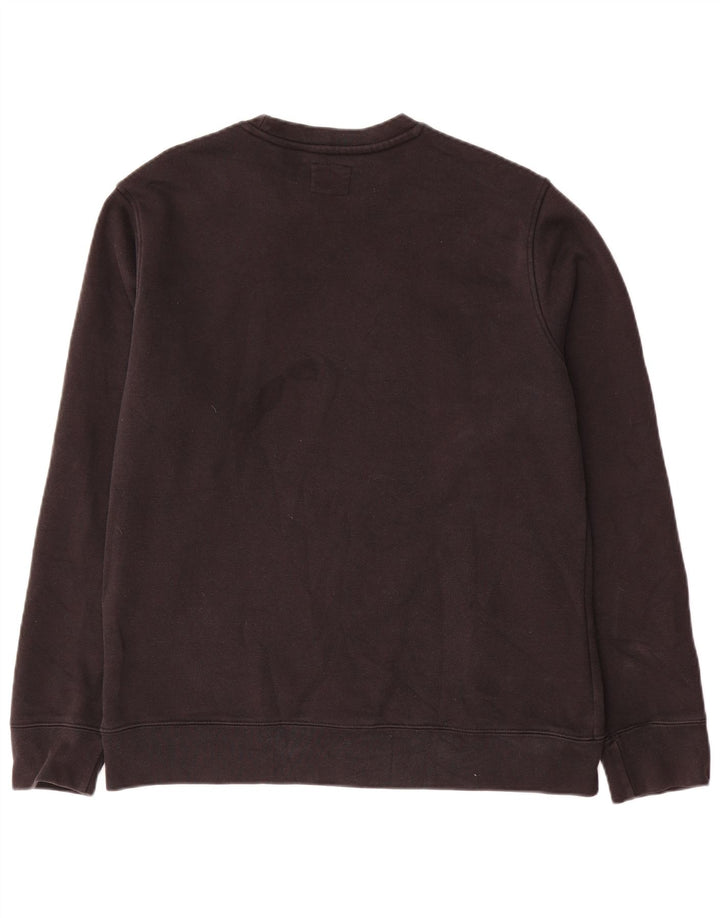 Felpa da uomo Champion Maglione grande in cotone nero