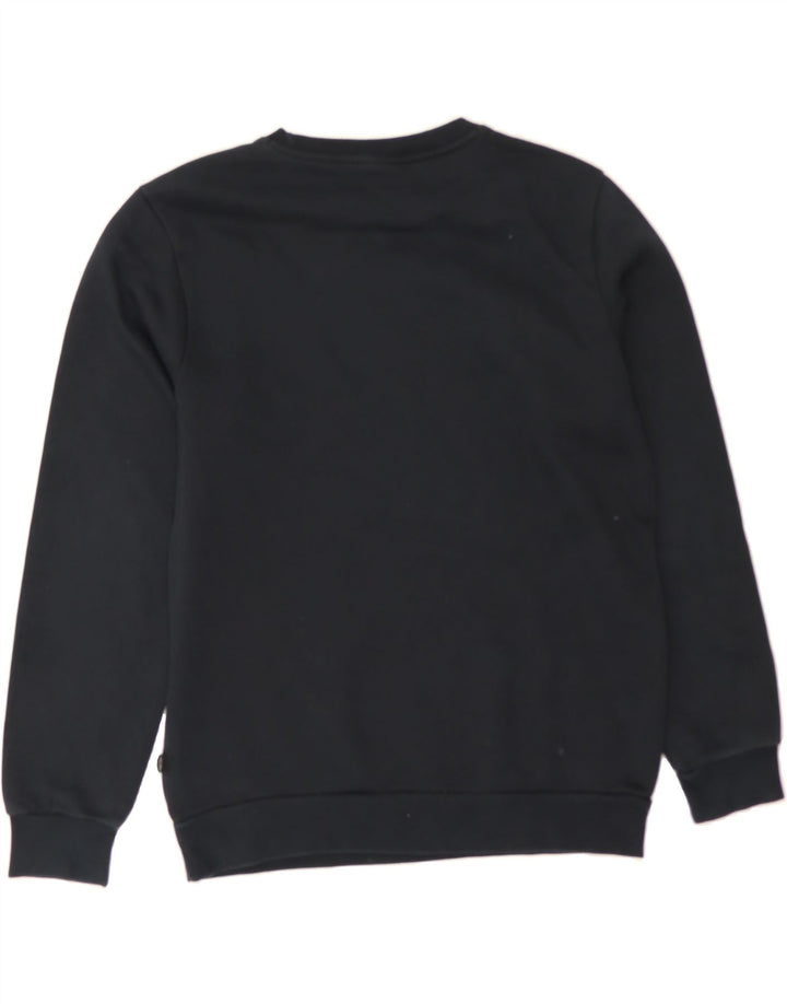 PUMA Mens Graphic Sweatshirt Jumper Medium Black Vintage Puma and Second-Hand Puma from Messina Hembry 