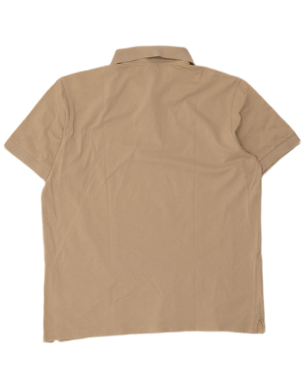 Polo da uomo Hugo Boss grande in cotone beige