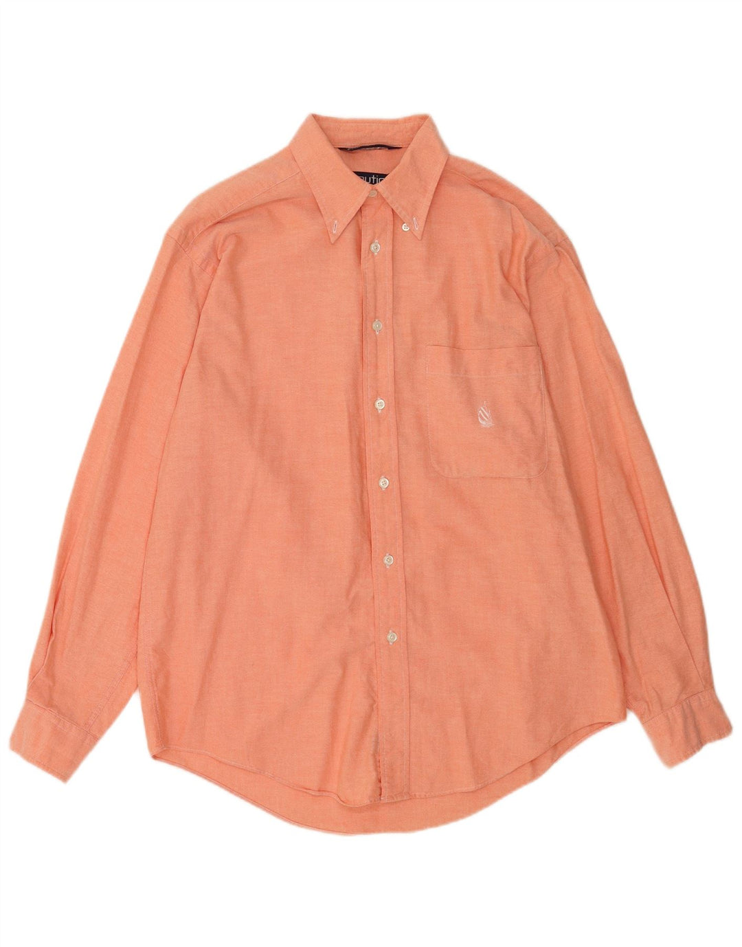 Camicia da uomo Nautica in cotone arancione medio