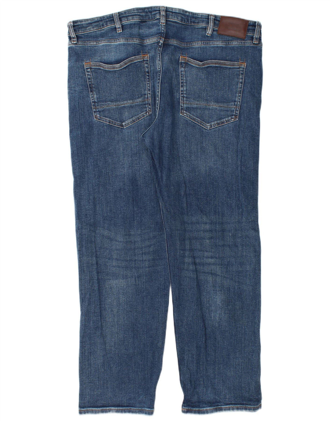 Jeans dritti da uomo Marks & Spencer W38 L29 cotone blu