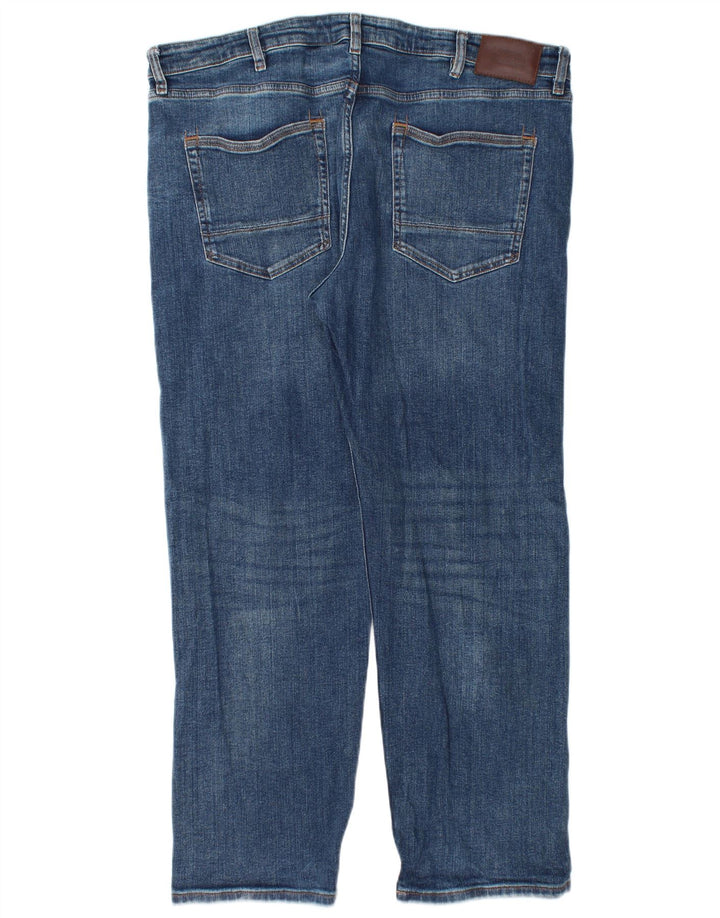 Jeans dritti da uomo Marks & Spencer W38 L29 cotone blu