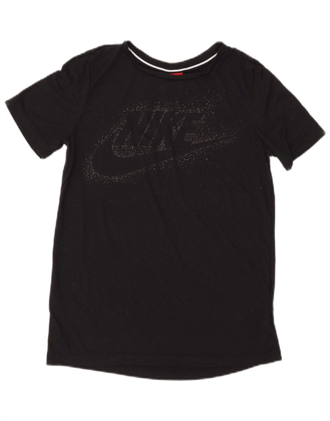 T-shirt grafica da donna NIKE Top UK 6 XS poliestere nero