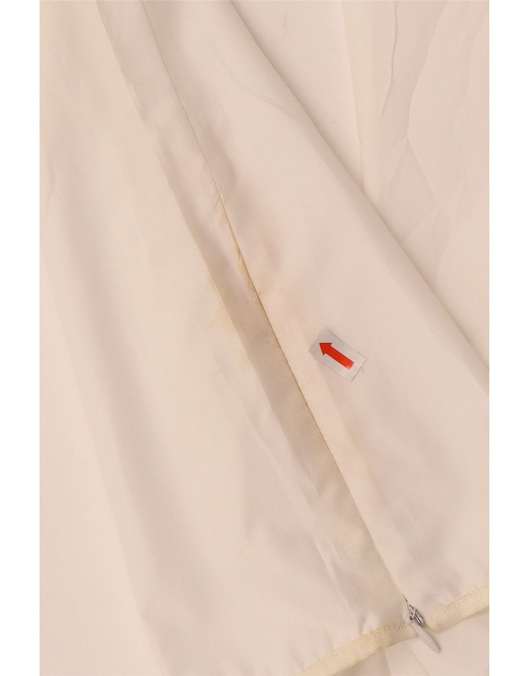 Pantaloni casual dritti da donna Dkny medi W30 L28 poliestere bianco