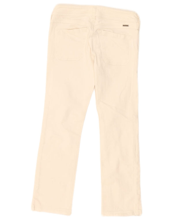 Jeans corti Lowky da donna Diesel W26 L24 cotone bianco sporco