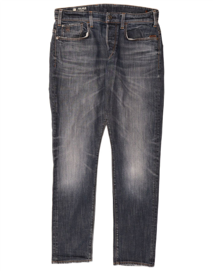 Jeans affusolati da uomo G-Star W32 L32 cotone blu navy