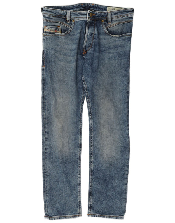 Jeans da uomo Diesel Iakop Regular Slim affusolati W30 L30 in cotone blu