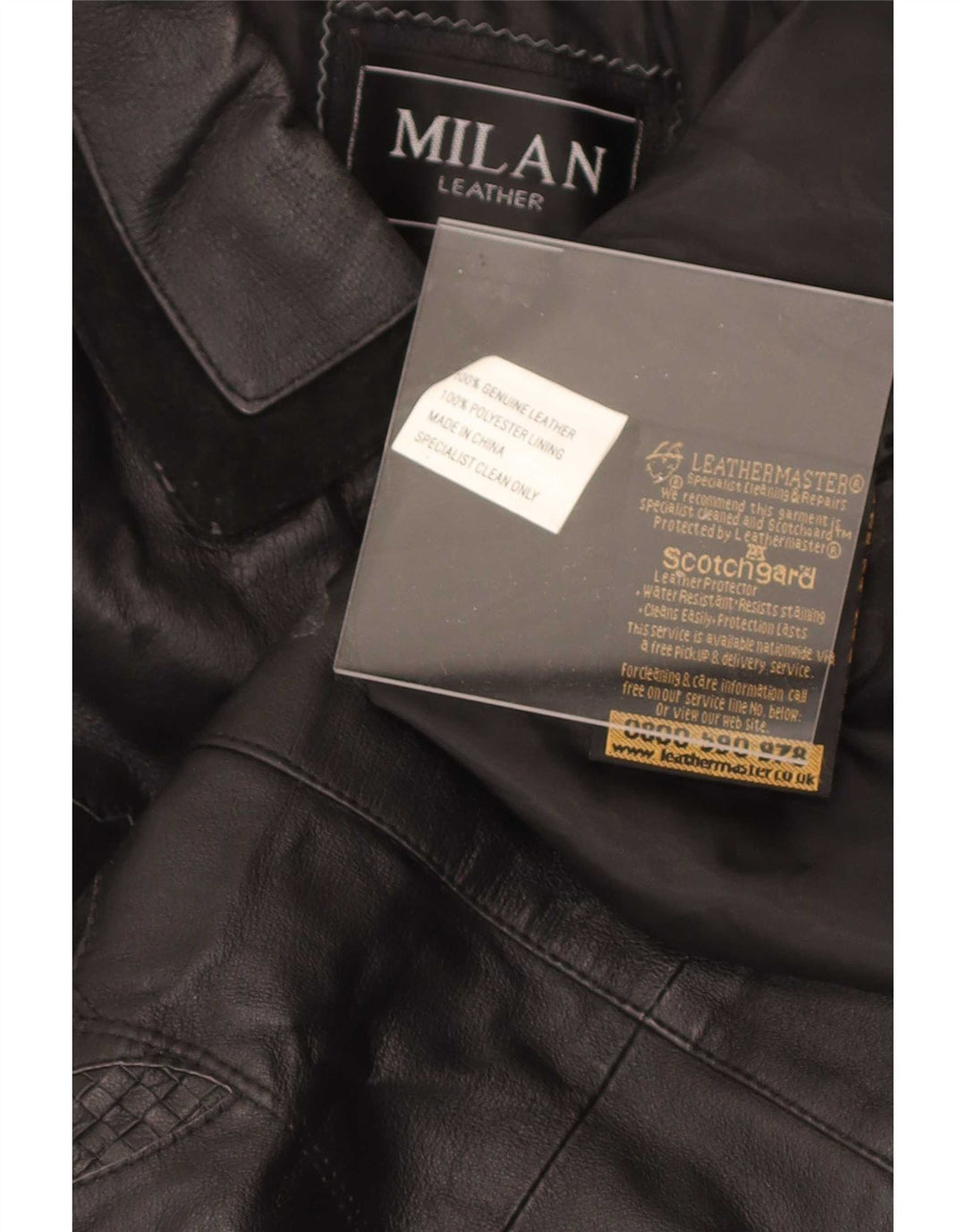 Cappotto in pelle da donna Milano UK 12 medio nero floreale