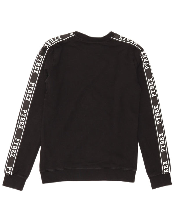 Felpa grafica da donna Pyrex Jumper UK 6 XS cotone nero