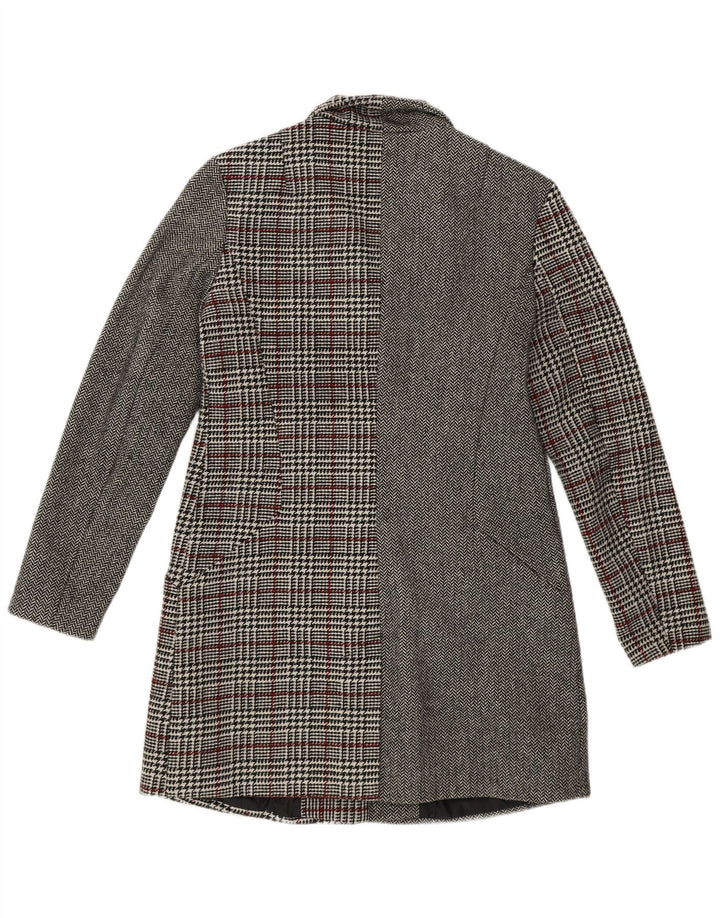 Cappotto da donna Desigual EU 40 Poliestere patchwork grigio medio