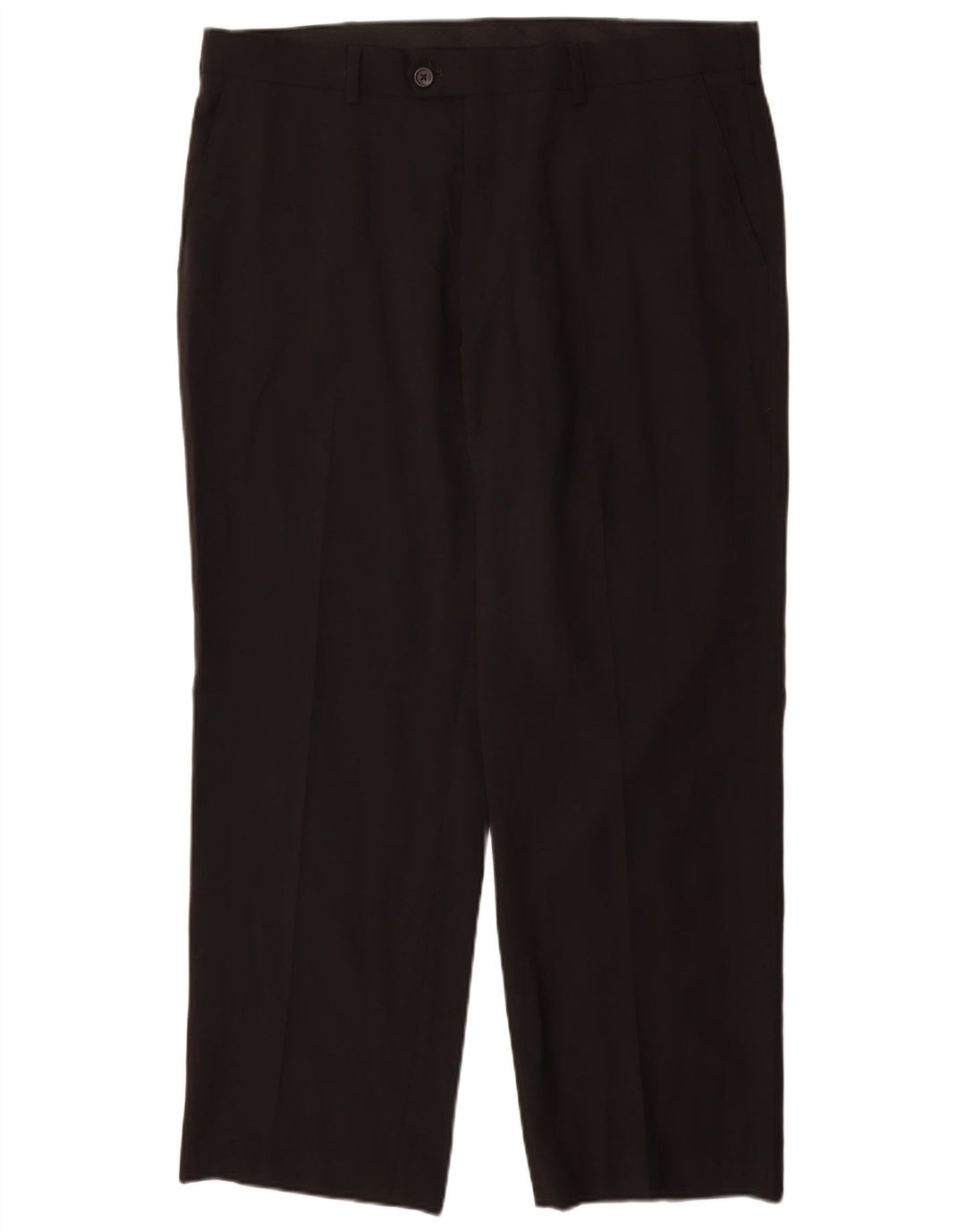 Pantaloni da abito dritti da uomo IZOD W38 L30 poliestere nero