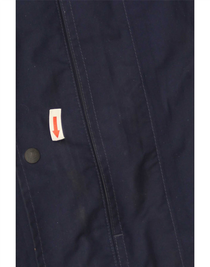 Giacca antipioggia da uomo con cappuccio Berghaus UK 40 Large in nylon blu navy