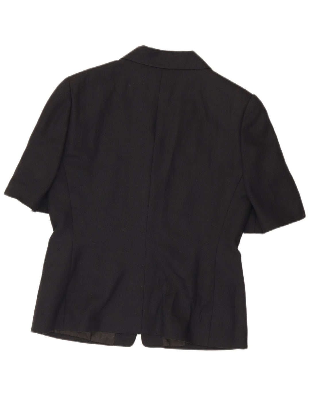 Luisa Spagnoli Giacca Blazer a Maniche Corte da Donna a 5 Bottoni IT 40 Piccola Nera
