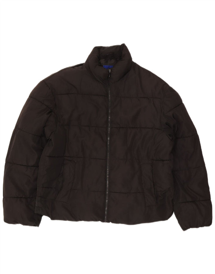 Giacca imbottita da uomo Jack & Jones UK 38 poliestere nero medio