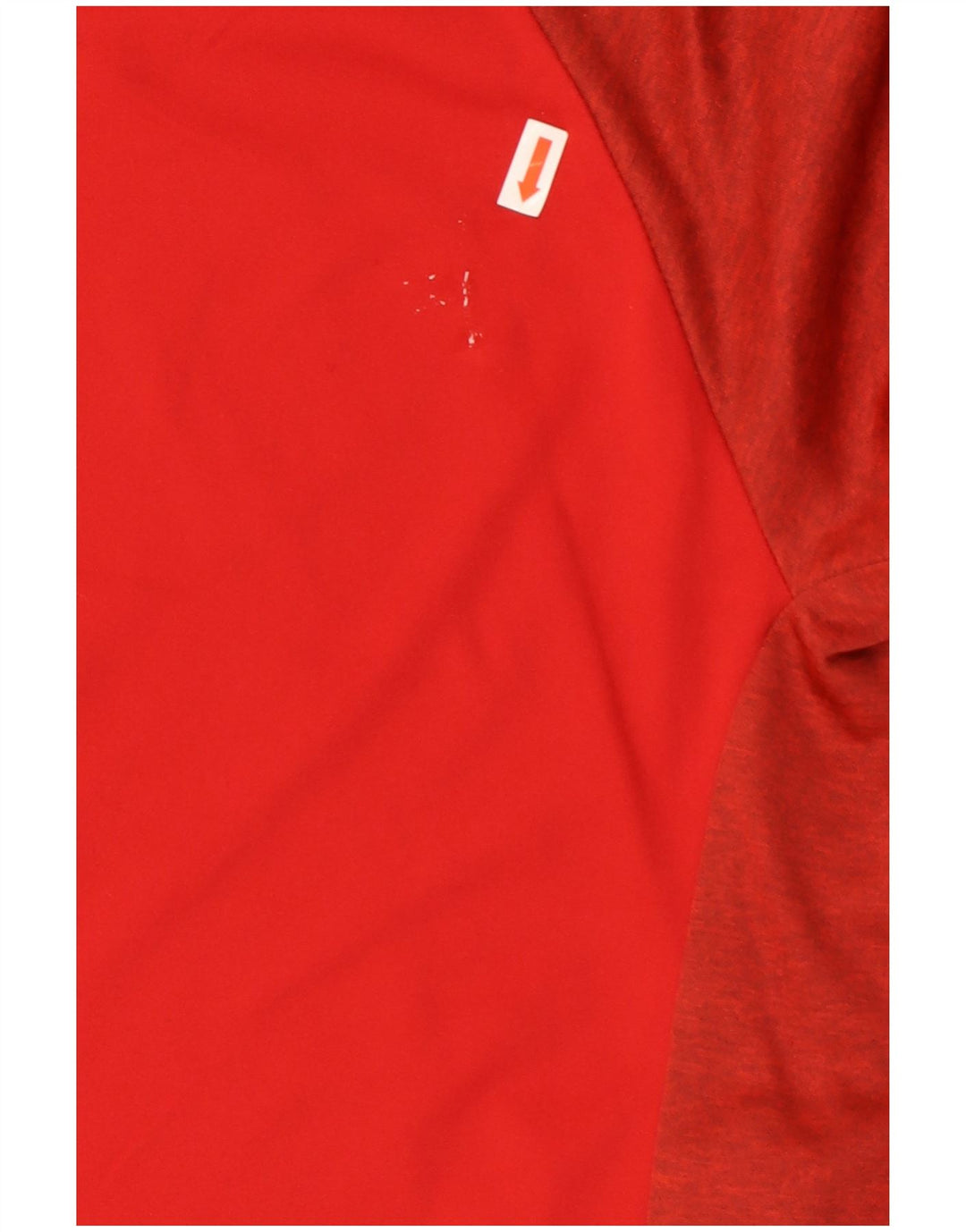 T-shirt da uomo Majestic Top grande sportivo in poliestere rosso