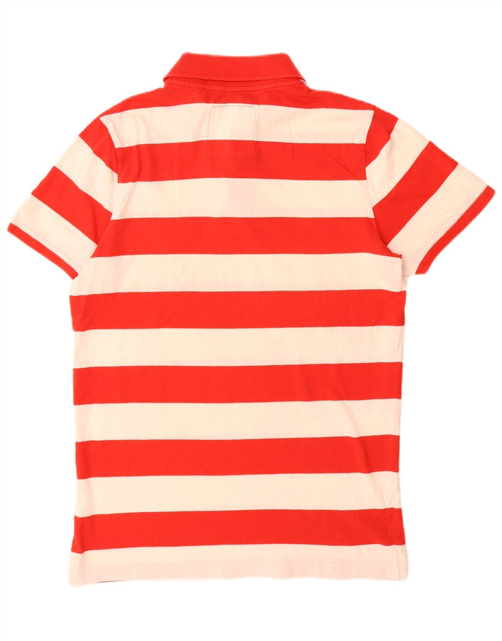 Polo da uomo HOLLISTER a righe rosse medie