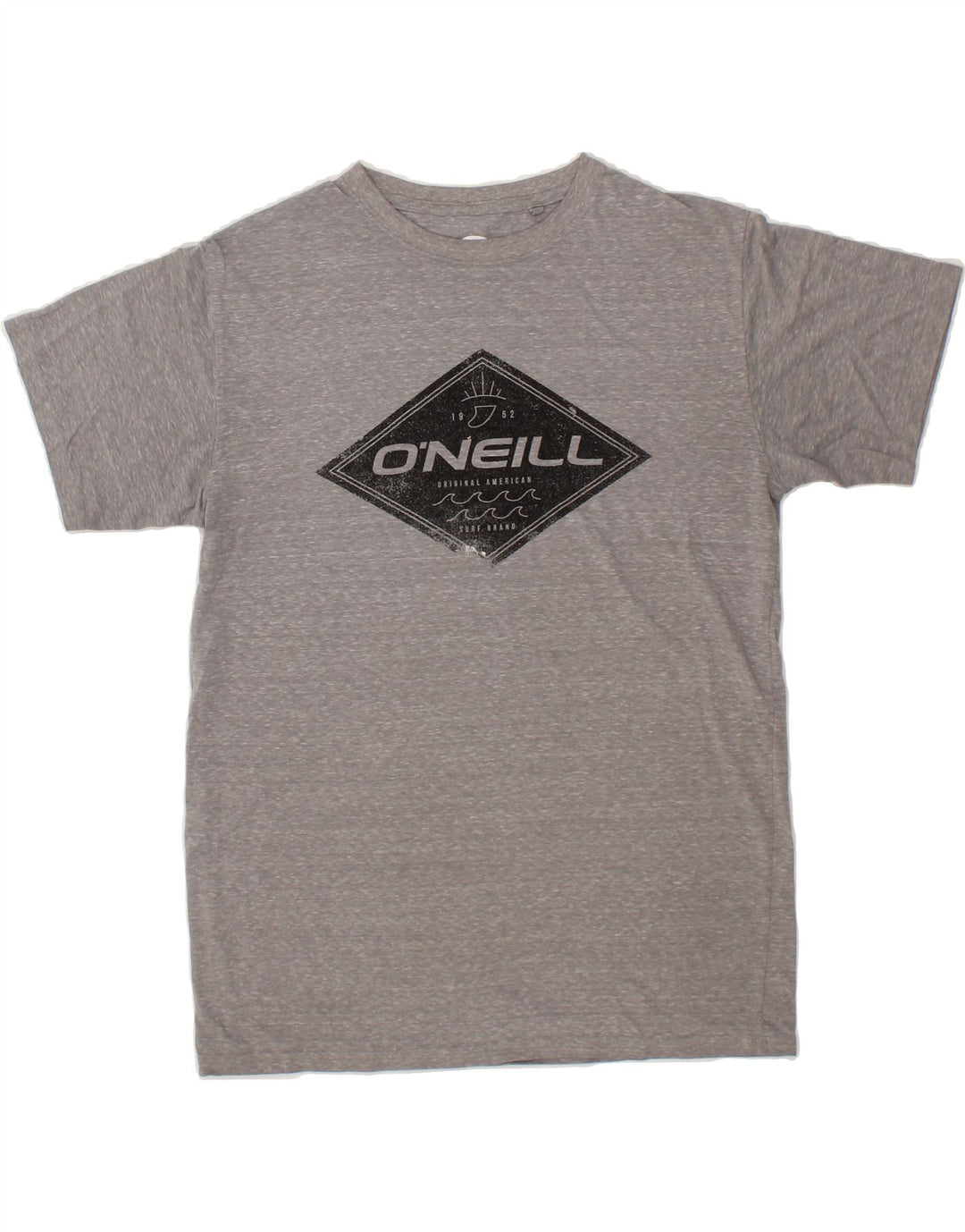O'NEILL Mens Graphic T-Shirt Top Medium Grey Flecked Cotton Vintage O'Neill and Second-Hand O'Neill from Messina Hembry 